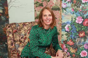 Nina Marika Tarnowski, who runs Woodchip and Magnolia with her husband Paul from their home in Edgworth, has taken inspiration from Rivington Oriental Gardens for her new wallpaper collection.