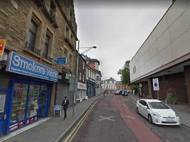 Peter Howieson, 52, died in hospital on March 24 after becoming unwell during a stop and search by a police officer in Higher Church Street, Blackburn. Pic: Google