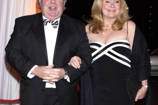 Eddie Large with his wife Patsy McGinnis