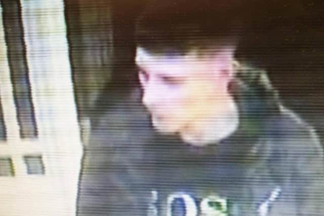 Following CCTV enquiries, detectives are keen to identify this man in connection with the offence. (Credit: Lancashire Police)