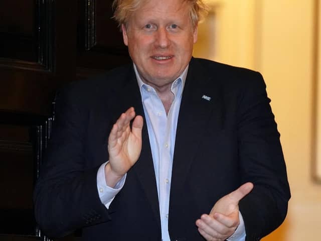 A nationwide round of applause is being planned for Boris Johnson tonight (Tuesday, April 7) after the Prime Minister spent the night in intensive care suffering from coronavirus. Pic: Pippa Fowles/Crown Copyright/10 Downing Street/PA Media