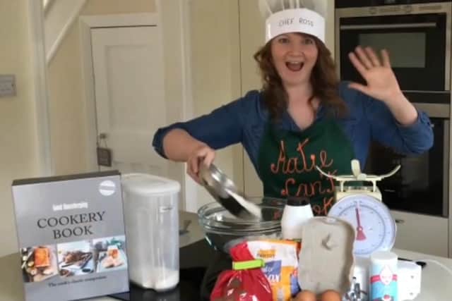 Staff at  Lytham Hall Park School have made a video for pupils... Katie Ross  does Masterchef