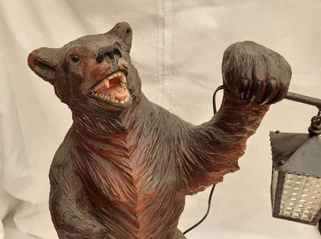 This splendid bear is a good example of Bavarian Forest Ware