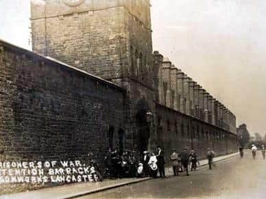 Caton Road Internment Camp, Lancaster, during the First World War