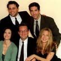 Friends (from left to right) Matt Le Blanc, David Schwimmer, Courteney Cox, Matthew Perry and Jennifer Aniston