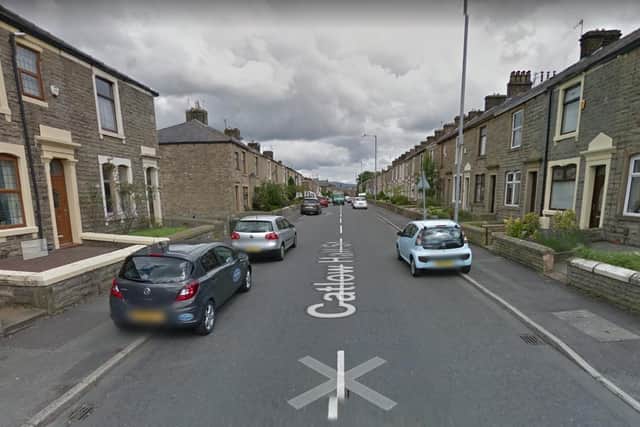 Two men broke into a property on Catlow Hall Street before making off with a small amount of cash and debit cards. (Credit: Google)
