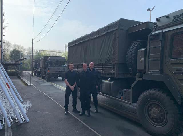 The Army has been drafted in to help build an overspill field hospital at UCLan