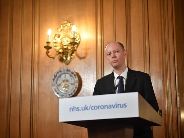 Governments Chief Medical Officer Dr Chris Whitty