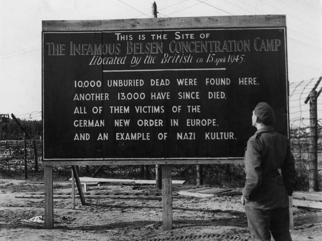 Horrific Memories Of A Lancashire Soldier Who Helped Liberate Belsen Bergen Concentration Camp Lancashire Evening Post
