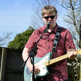 Musician Connor Banks at his home in Much Hoole