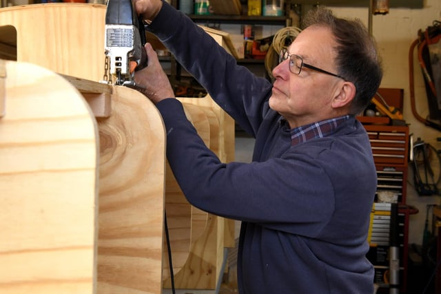 Ken, from New Longton, has been involved with the week-long summer school at the local Methodist church for 25 years. Each year, the holiday club takes on a new theme, with Ken building them a large prop that soon becomes the talk of the town.