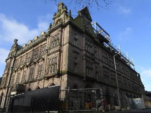 The former Preston post office being turned into the Shankly Hotel