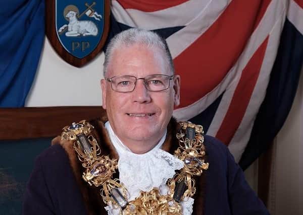 The Mayor, Coun David Borrow