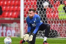 Preston North End goalkeeper Declan Rudd