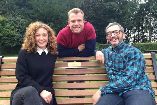 Holly Wignall, Richard Dyer and Jamie Scahill, organisers of Highest Point.