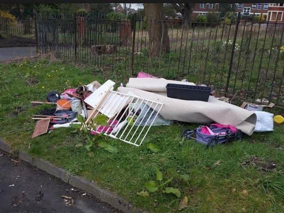 Fly tipping in South Ribble