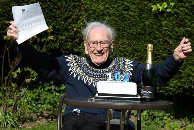 Ernest celebrated his 102nd birthday today
