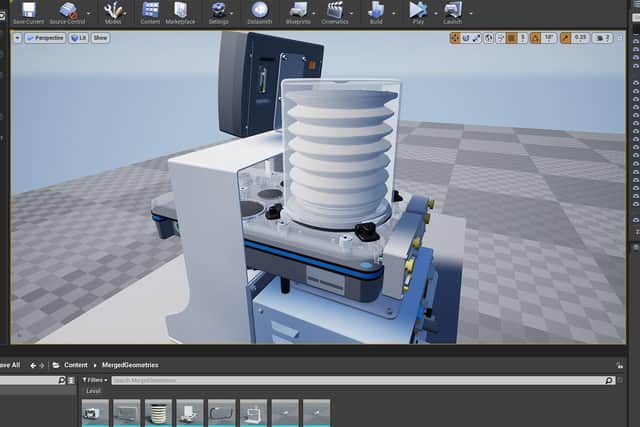 Using the Unreal Engine to design a training aid for the Ventilator Challenge project