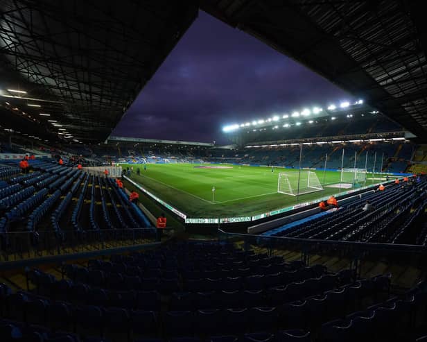 Elland Road with the South Stand on the right