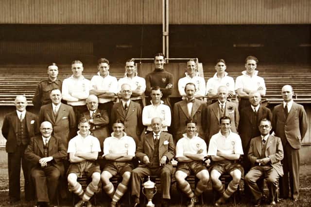 Preston North Ends wartime League Cup final winning squad of 1941