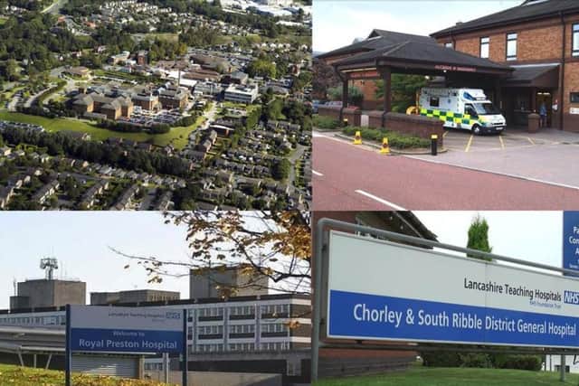 Preston and Chorley hospitals
