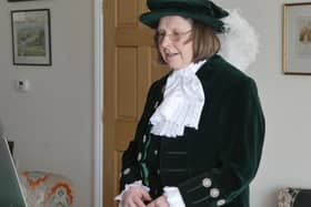 Catherine Penny being sworn in as the new High Sheriff of Lancashire