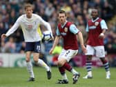 Graham Alexander in action for the Clarets against Spurs