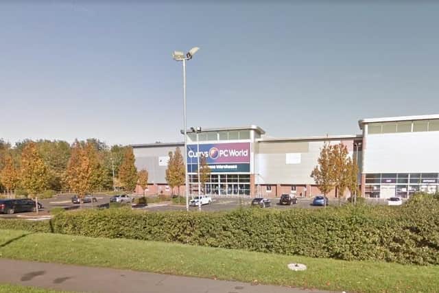 Stock worth upwards of 6,000 was stolen from theCurrys PC World store on Blackpool Road. (Credit: Lancashire Police)