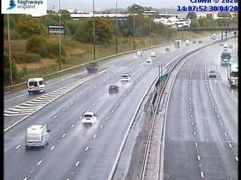 The crash happened on the southbound M6 between junctions 31A and 31