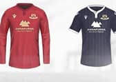 Morecambe's new kit  for their centenary year      Picture: Morecambe FC