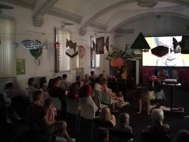 The community cinema project at Lancaster library.