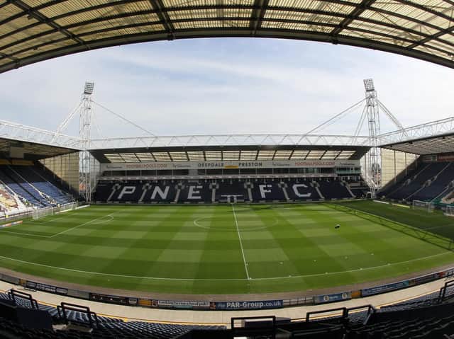 Preston North End's Deepdale ground