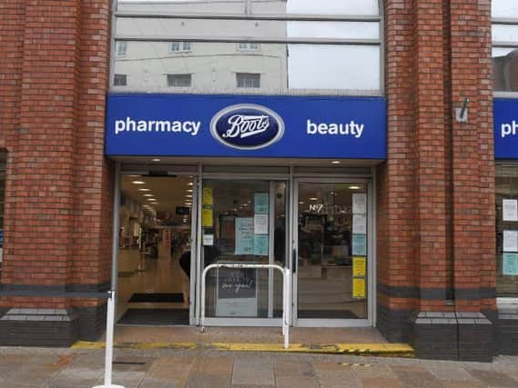 Boots pharmacy on Preston's Fishergate.