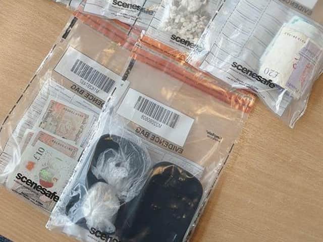 A large amount of suspected heroin and crack cocaine has been seized after the arrest of two teenagers in Lancaster city centre at the weekend