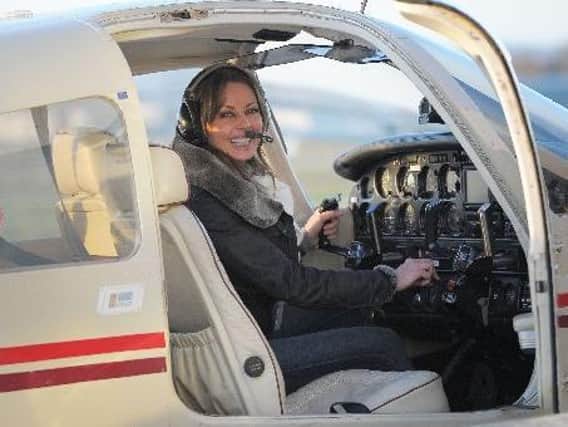Carol Vorderman, pictured in 2013, is a qualified pilot. Picture:PA