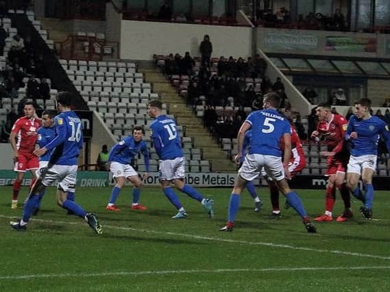 Morecambe had beaten Macclesfield Town when the two sides met in February