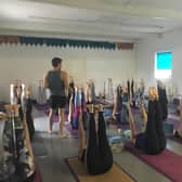 Yoga classes organised by Mandala Yoga before lockdown.