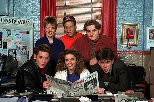 The series about a children's newspaper called the Junior Gazette was broadcast on ITV from 1989 to 1993