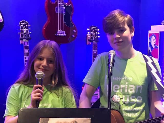 Siblings Jacob and Lydia Reddy have hosted a live stream concert in aid of Derian House Childrens Hospice in Chorley, which cared for their brother.
Jacob, who has released his first single Kings, hosteda live stream Facebook concert of covers and original songs from his bedroom last Saturday, with his 12-year-old sister Lydia and many other youngmusicians from across the North-West.