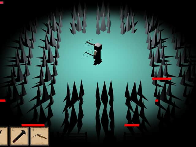 A still from Matthew Lowes winning Zombie Outbreak game.