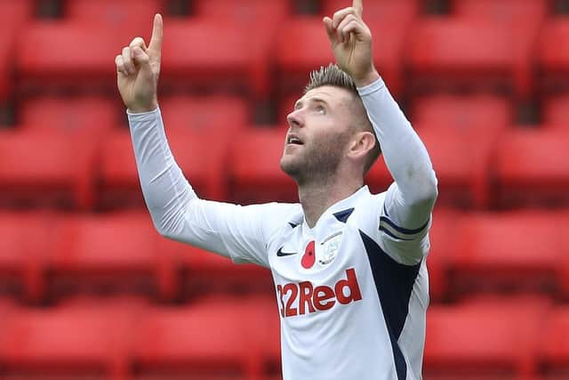 PNE midfielder Paul Gallagher