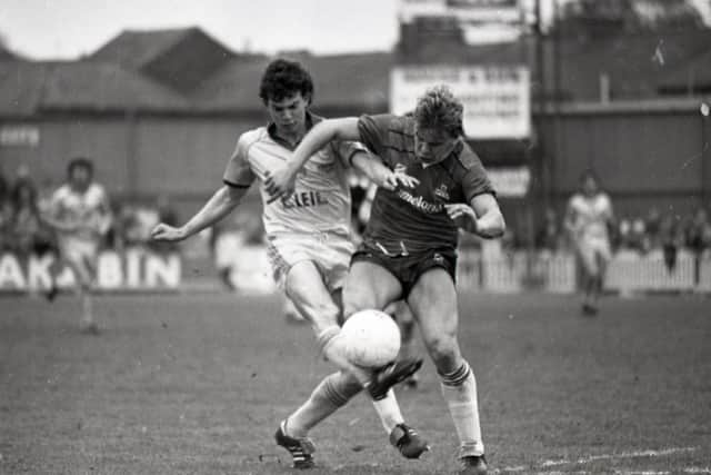 Ian Stevens in action for Preston against York