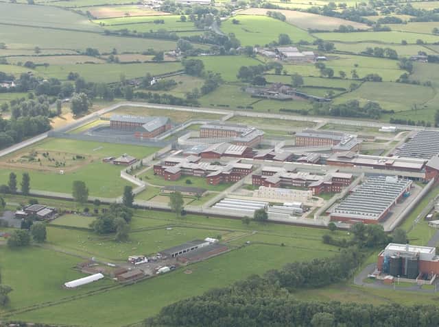 Officers recovered a drone and a quantity of drugs from a Toyota parked near the perimeter fence at HMP Wymott in Ulnes Walton, near Leyland on Sunday (May 11)