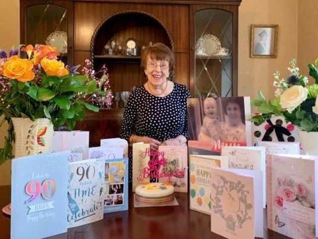 Margaret celebrates her 90th birthday