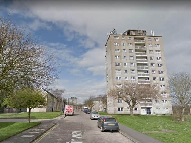 Six fire engines and an aerial ladder platform tackled a fire on the third-floor of a residential building in Mainway, Lancaster on Sunday (May 10). Pic: Google