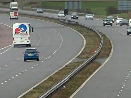 The pursuit happened on the M55