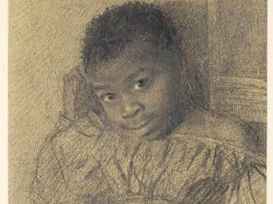 A sketch by William Henry Hunt (1790-1864) is one of the works on view.