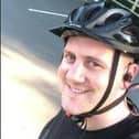 Rev Tim Roberts who cycled the Guild Wheel to circle Preston in prayer.