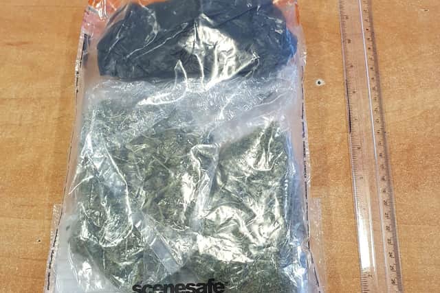 British Transport Police undated handout photo of drugs found hidden in a pram underneath a four-day-old baby