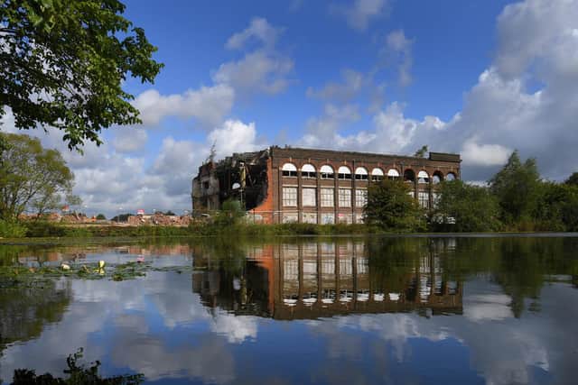 The Vernon Carus factory before it was demolished (image: Neil Cross)